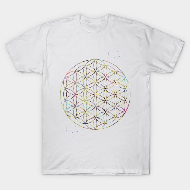 Flower of Life T-Shirt by erzebeth